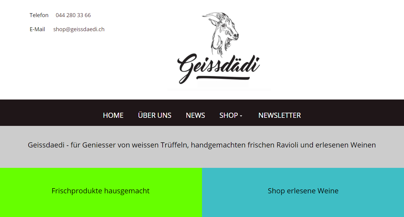 Geissdaedi Website